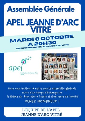 Invitation AG JAV 8 octobre 2024